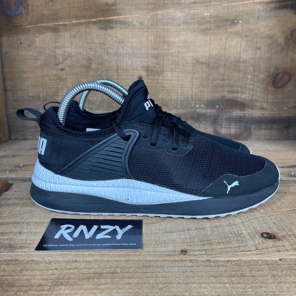 Puma Shoes - Puma Pacer Next Cage Black Athletic Sneakers